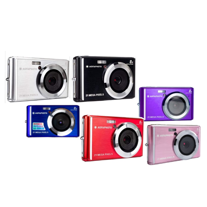 Detall càmera digital AGFA PHOTO de colors