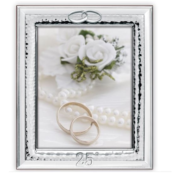 Marc de 25 aniversari amb anells