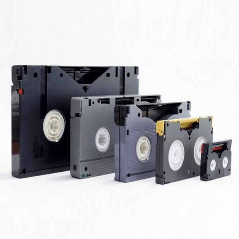 VHS a digital, diversos formats